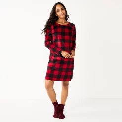 Sonoma Goods Shop -Sonoma Goods Shop 5690614 Red Plush Buffalo