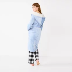 Women's Sonoma Goods For Life® Hooded Plush Long Robe -Sonoma Goods Shop 5693609 ALT