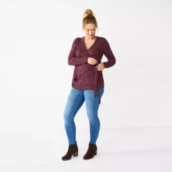 Maternity Sonoma Goods For Life® Nursing Wrap Top -Sonoma Goods Shop 5703650 ALT2