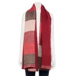Women's Sonoma Goods For Life® Oblong Reversible Scarf -Sonoma Goods Shop 5731216 Wine