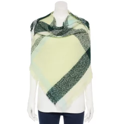 Women's Sonoma Goods For Life® Slub Yarn Boucle Triangle Scarf -Sonoma Goods Shop 5731416 Green