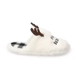 Woman's Jammies For Your Families® Reindeer Slippers -Sonoma Goods Shop 5743900 ALT