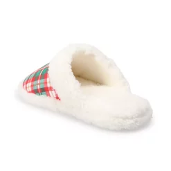 Women's Jammies For Your Families® Plaid Scruff Slippers -Sonoma Goods Shop 5743976 ALT2