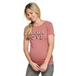 Maternity Sonoma Goods For Life® Fitted Crewneck Graphic Tee -Sonoma Goods Shop 6120299 Vintage Mama Love