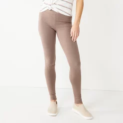 Women's Sonoma Goods For Life® Midrise Leggings -Sonoma Goods Shop 6120748 Basil Brown