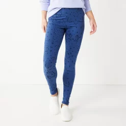 Women's Sonoma Goods For Life® Midrise Leggings -Sonoma Goods Shop 6120748 Navy Geo Floral